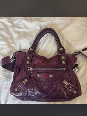 Balenciaga Part Time City Bag Purple 2007